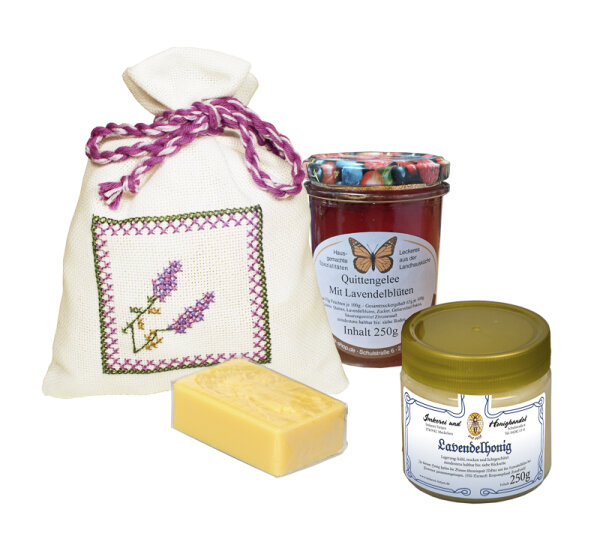 Geschenksäckchen Set "Lavendel"