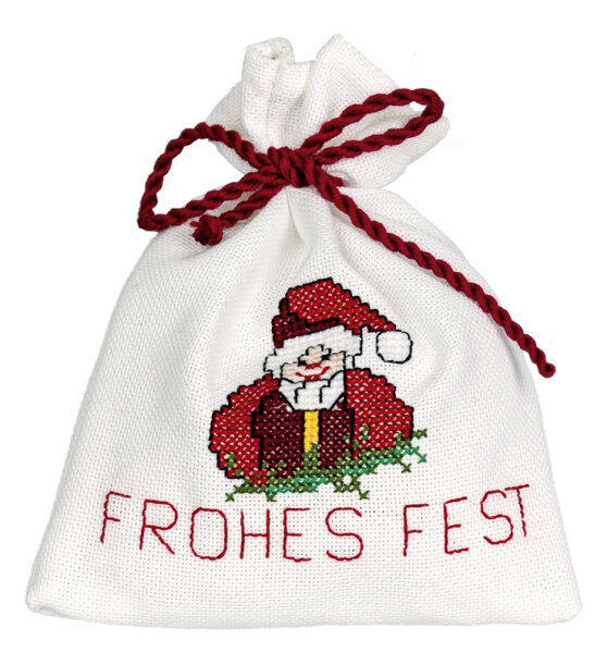 Geschenksäckchen solo "Frohes Fest"